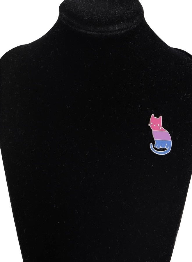 ميوسبارك بروش قطة ثنائي الميول الجنسية من MYOSPARK، هدية فخر للمثليين والمتحولين جنسياً، دبوس طية صدر السترة للمثليين والمتحولين جنسياً، مجوهرات فخر المثليين، هدية لمحبي القطط (دبوس قطة للمثليين والمتحولين جنسياً) - Image 5