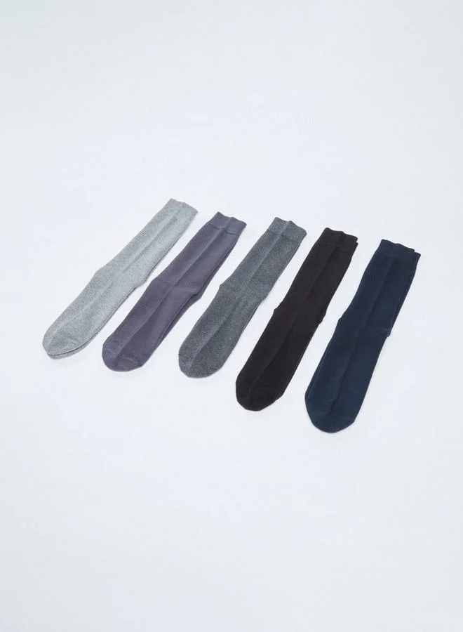 سبلاش فيڤ Set of 5 - Crew Length Socks with Antibacterial Protection