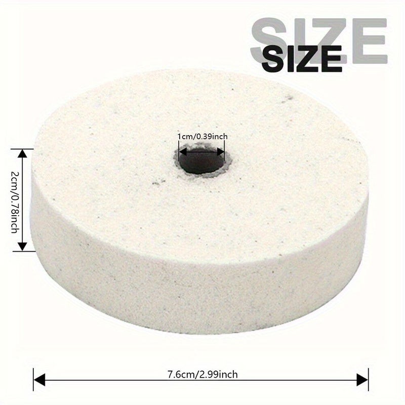 1Pc Red Grinding Stone Wheel Cloth Disc Abrasive for Bench Grinder Metal Processing 20mm Hole - Image 3