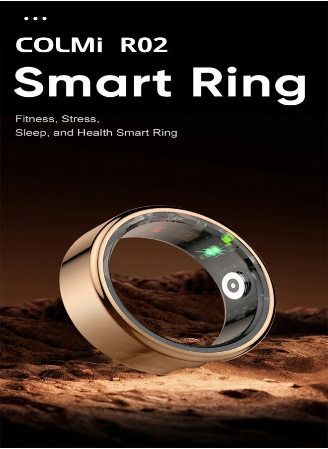 ColMi COLMI R02 Smart Ring with Charging Case for Men Women Battery Life 3-5 Days, Health Monitor, 5ATM Waterproof  - Image 2