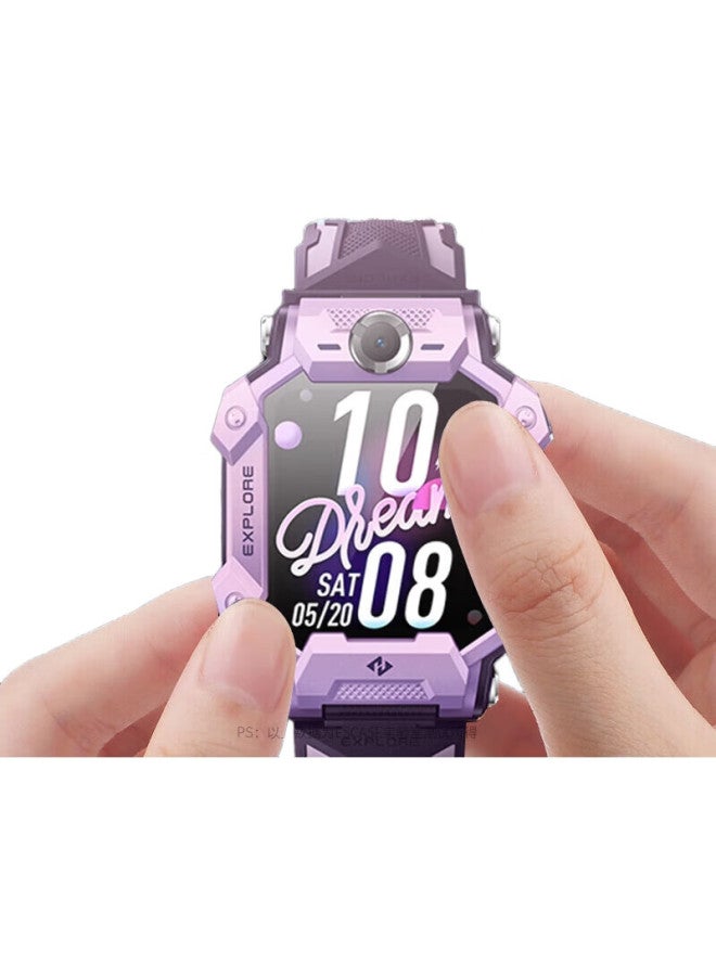 Stiger [Three-Pack Premium] Screen Protector For Xiaotiancai Children'S Smartwatch Z7A/Z7S/Z7, Tempered Glass Film, Anti-Scratch, Shockproof, Auto-Adhesive, Fingerprint-Resistant Glass Film - Image 3