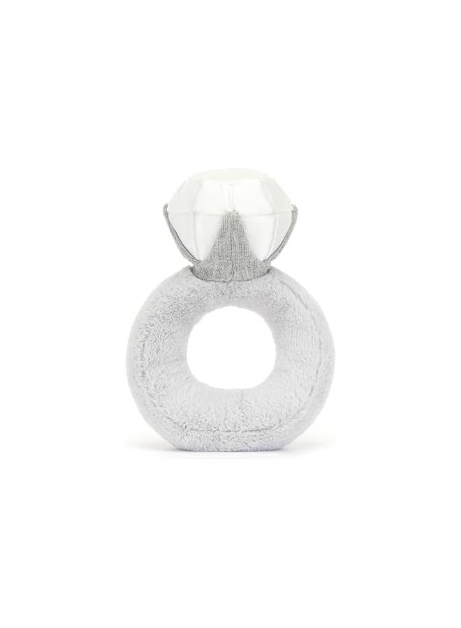 Jellycat Amuseables Diamond Ring Stuffed Toy, 8 inches | Wedding Ring Plush | Engagement and Wedding Gift  - Image 3