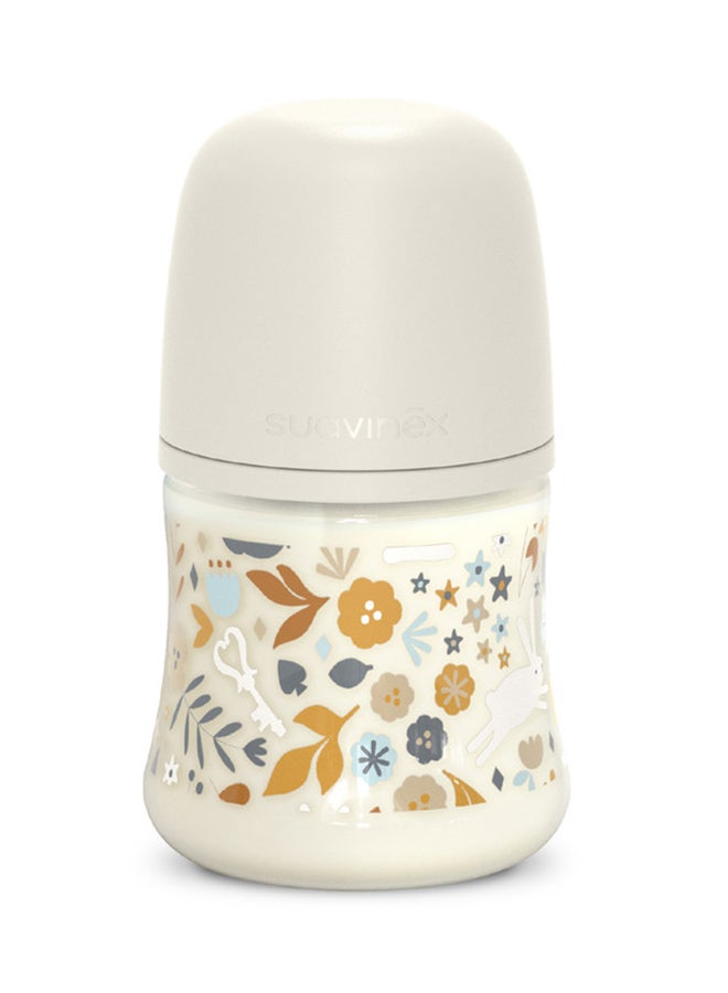 SUAVINEX زجاجة رضاعة للأطفال من بولياميد بحلمة فسيولوجية ببطء، تحاكي تجربة الرضاعة الطبيعية، 0+ أشهر 150 مل - رمادي - Image 2