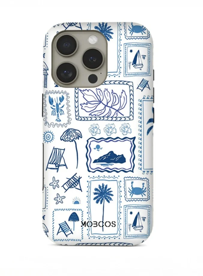 Mobcos Mobcos iPhone 16 Pro Max Island Getaway Premium Case Compatible with Hybrid Dual-Layer Hard Shell + Silicone Protection - Scratch-Resistant Shockproof Mobile Cover