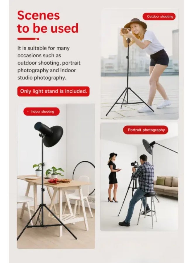 FX Studio Light stand ( 2.1M - 4KG ) - LS540 Tripod Stand - Image 2