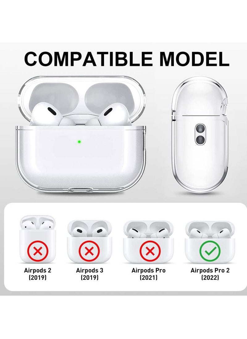 CATANES AirPods Pro 2 Case Clear Protective Cover Soft TPU Shockproof Skin Compatible with Apple AirPods Pro 2nd Generation 2022 Case  - Image 3