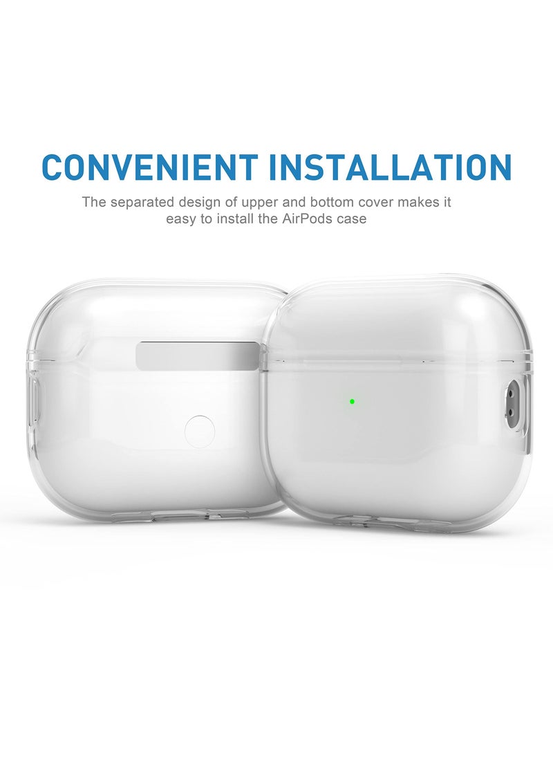 CATANES AirPods Pro 2 Case Clear Protective Cover Soft TPU Shockproof Skin Compatible with Apple AirPods Pro 2nd Generation 2022 Case  - Image 2