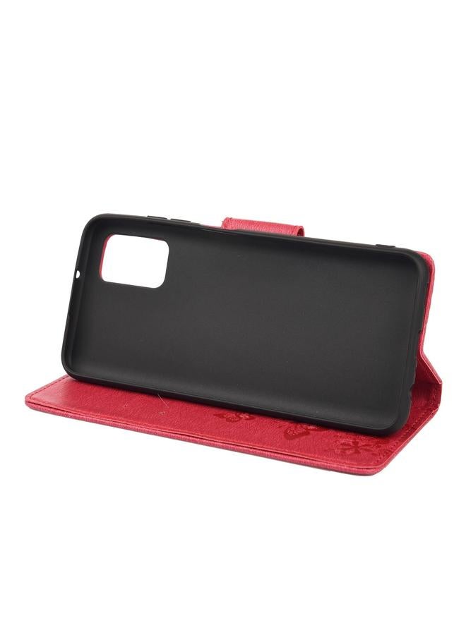 S-TOP Case For Samsung Galaxy A03s 166mm Vintage Embossed Floral Butterfly Pattern Horizontal Flip Leather Case with Card Slot & Holder & Wallet & Lanyard - Image 5