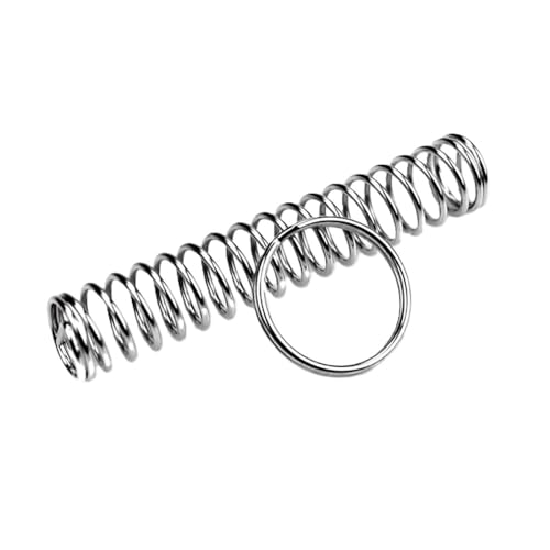 MilesMagic Close Up Classical Spring Puzzle Gimmick Magicians Ring on Silver Spring Real Brain Teasing Magic Trick - Image 1