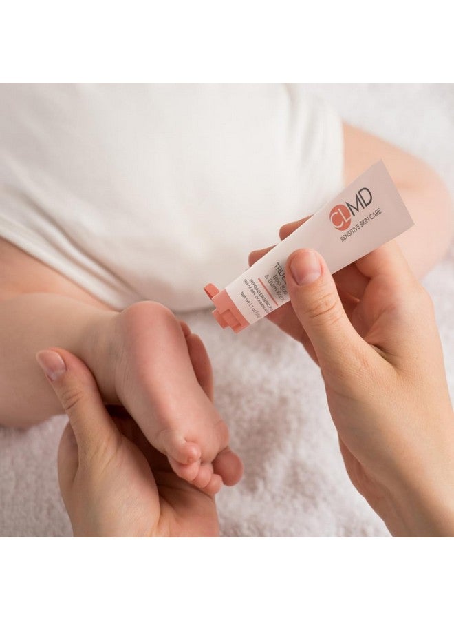 TrueLipids CLMD - بلسم بو-بو وبام - بلسم مهدئ للأطفال لالتهابات الحفاضات، الجروح، الخدوش والحروق - غير سام، مضاد للحساسية - تخفيف عضوي للبشرة - 1.7 أونصة سائلة - Image 4