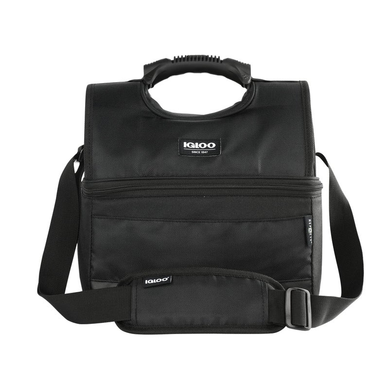 Igloo Black Evergreen 16 Can Softsided Gripper Bag - Image 4