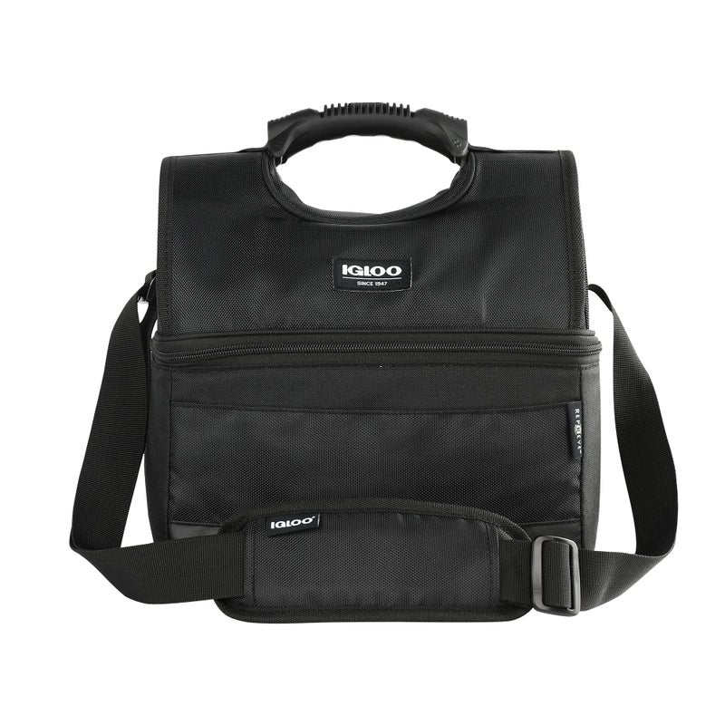Igloo Black Evergreen 16 Can Softsided Gripper Bag - Image 1
