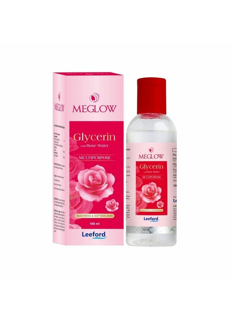 Glycerin With Rose Water Toner Face Pack Of 2-100Ml Each - Enriched With 12% Rose Water And 88% Glycerin) || Multipurpose Use || For Nourished Soft And Smooth Skin (Unisex)