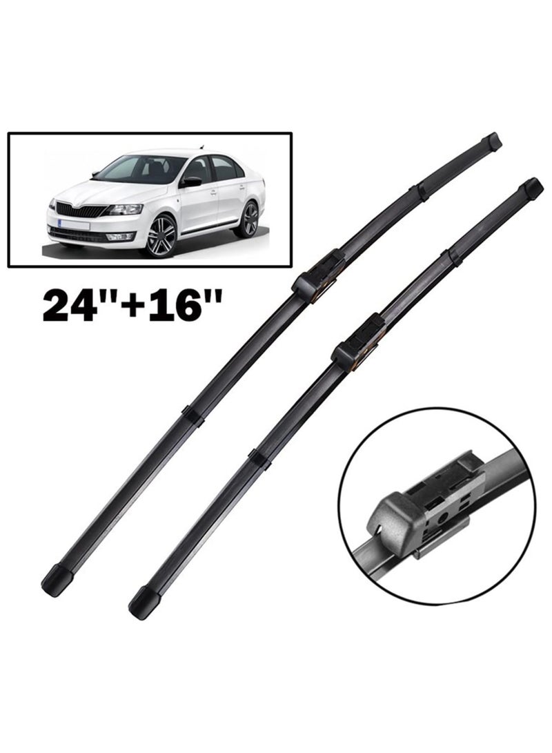 Windshield Wiper Blades Front Wiper Blades for Skoda Rapid 2012-2022 Wiper Blade - Image 1