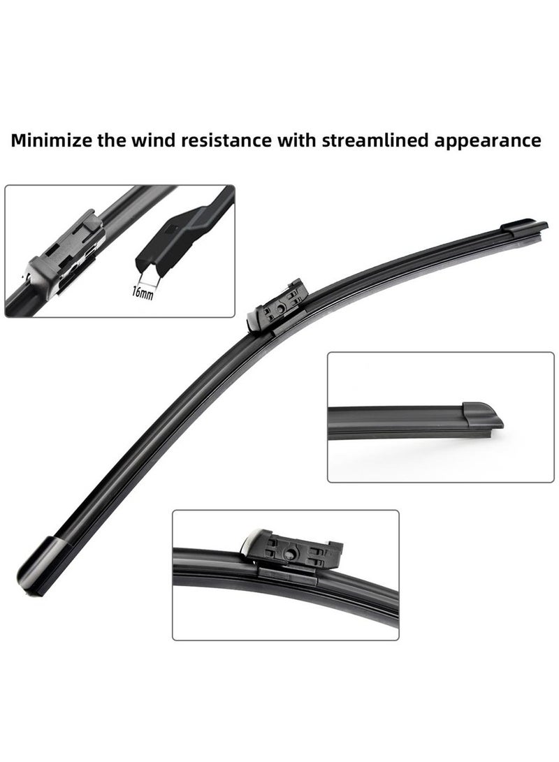 Windshield Wiper Blades Front Wiper Blades for Skoda Rapid 2012-2022 Wiper Blade - Image 3