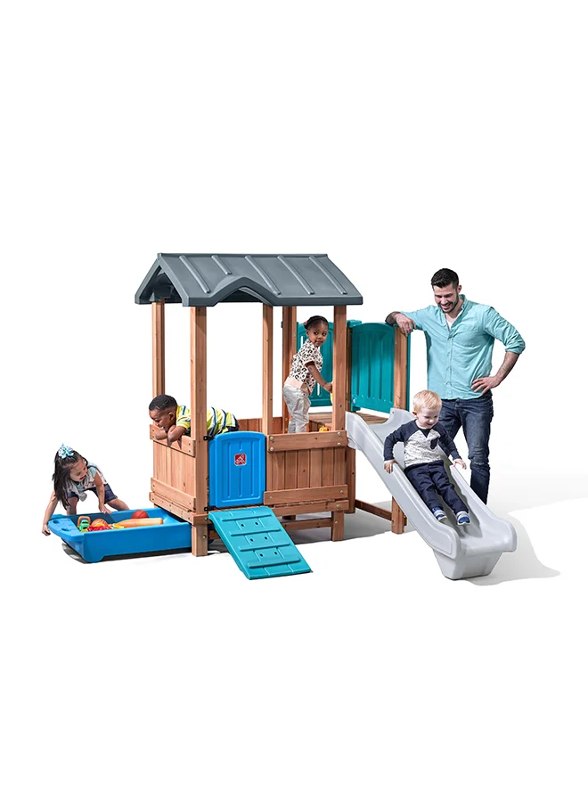 ستيب2 Woodland Adventure Playhouse & Slide