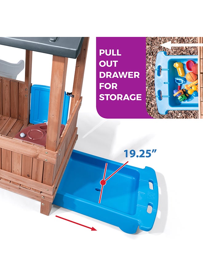 Step2 Woodland Adventure Playhouse & Slide - Image 4