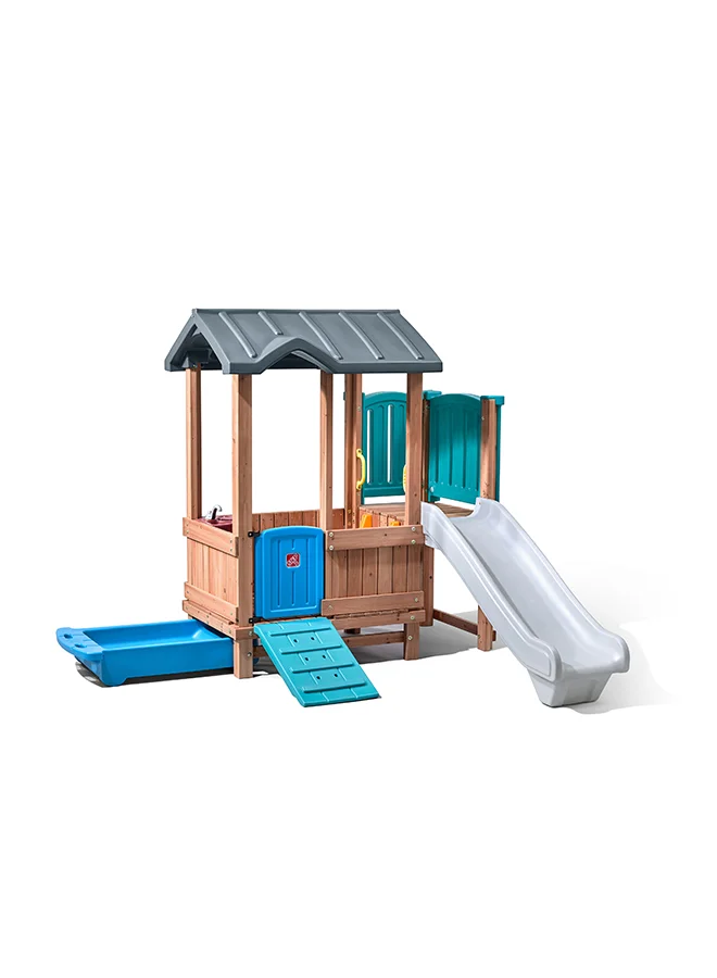 ستيب2 Woodland Adventure Playhouse & Slide