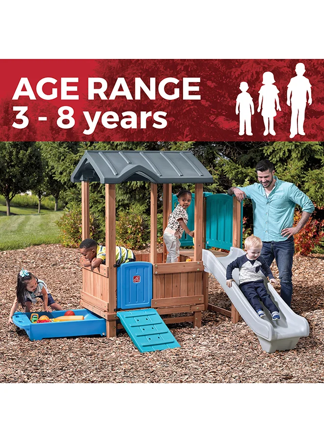 ستيب2 Woodland Adventure Playhouse & Slide