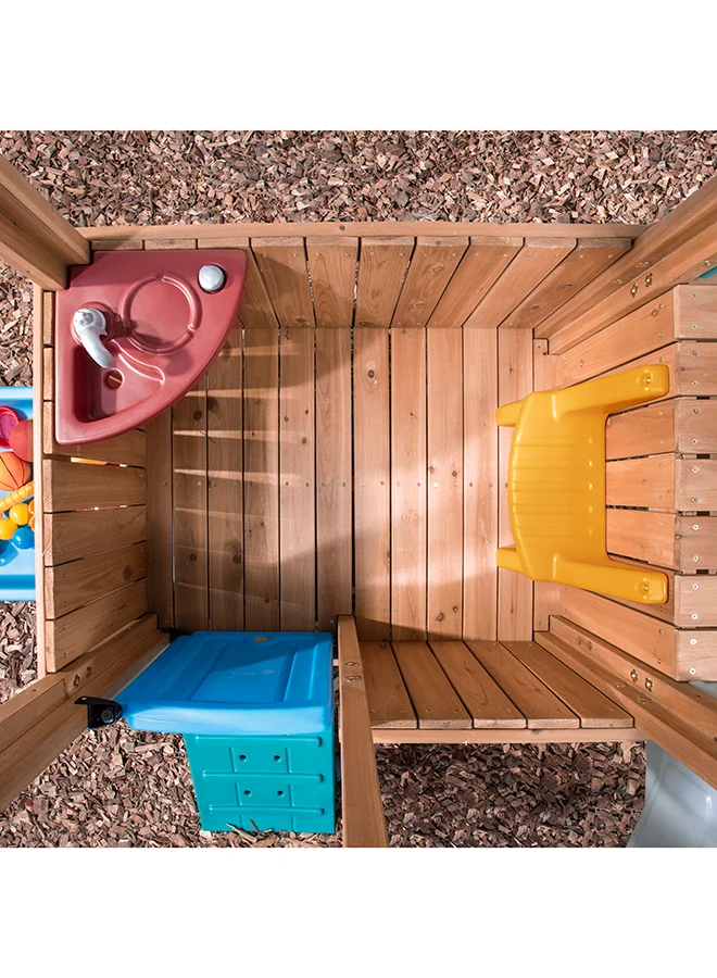 ستيب2 Woodland Adventure Playhouse & Slide
