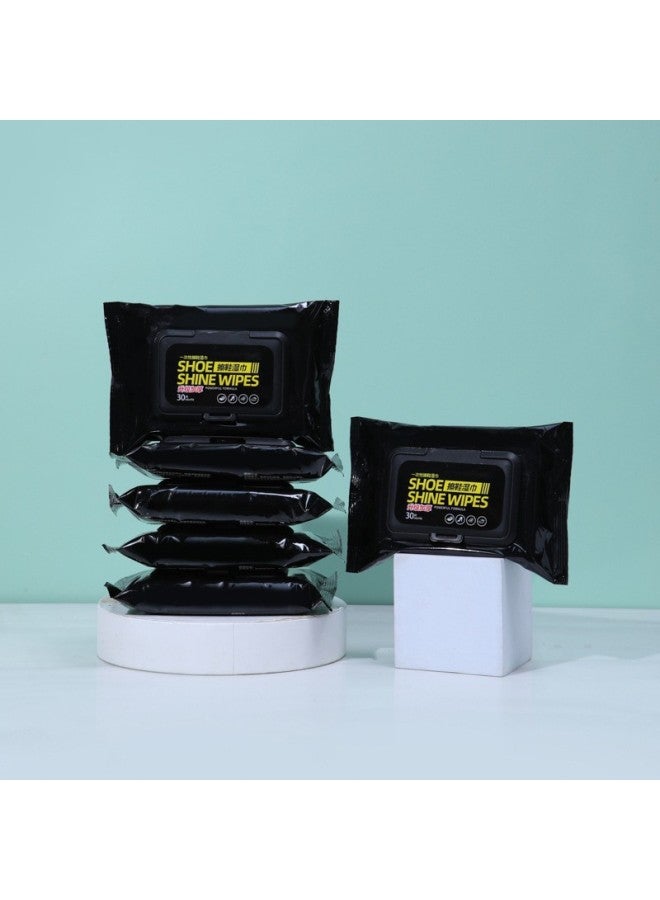 Generic No Washing Small White Shoes Cleaning Artifact Shoes Wipes White Shoes Cleaning Agent Sneaker Shoes Cleaning Agent Manufacturers-Color:1 Pack [30 Pieces]  - Image 1