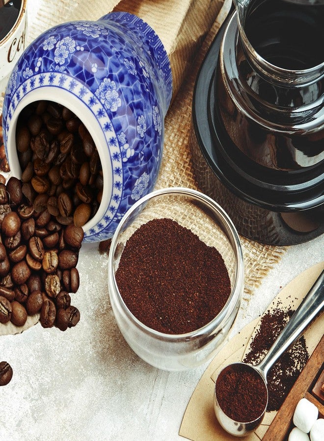 Funnymoom 6 Pcs Small Blue and White Vase Ceramic Small Ginger Jar with Lid Porcelain Vases Chinoiserie Decor Chinese Ginger Jars for Home Bedroom Tabletop Decor Table Accent Shelf (Retro Style) - Image 5