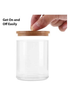 MahMir Bathroom Jars Qtip Holder, Apothecary Jars, Acrylic Cotton Ball Holder, Clear Bathroom Canisters with Bamboo Lids for Cotton Swab Cotton Brush (2 Jars Pack) - pzsku/Z2E7E9E8F44593D262703Z/45/_/1674989243/5cbd96f7-802c-488a-a5e2-b4c62c24c66c