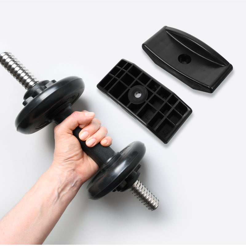 6pcs Gym Dumbbell Rack Wear-resistant Dumbbell Stand Dumbbell Holder Fitness Dumbbell Holder - Image 2