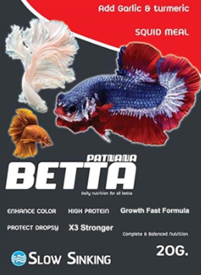 Betta Daily Nutrition Enhance Color and Growth Fast Formula - 20g - Image 1