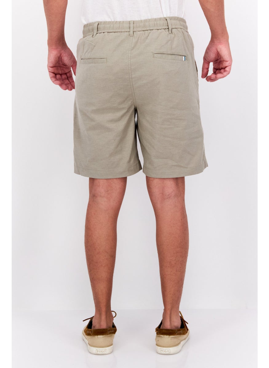 Men Solid Basic Shorts, Light Olive - pzsku/Z2E7EB3F251377F4D2AA0Z/45/_/1737642075/73bd286d-cb63-451d-9d4a-2b130fd19ccb