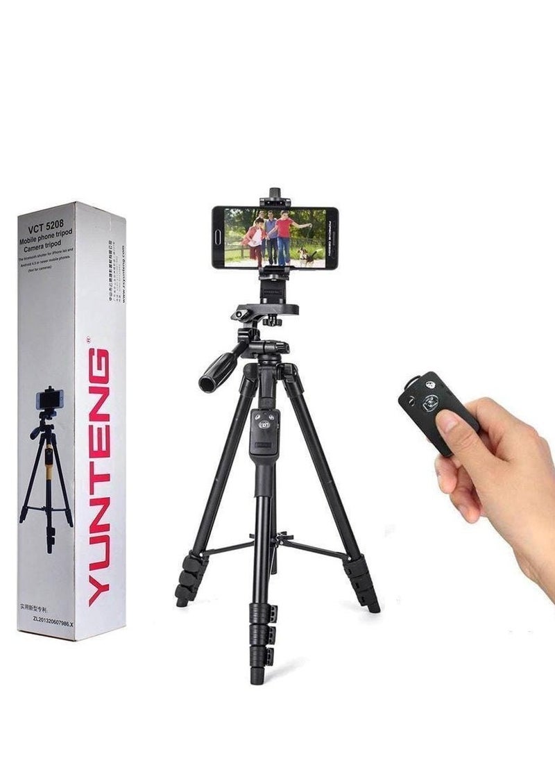 VCT-5208 Portable Tripod Stand With Remote Shutter Black - pzsku/Z2E7EC1EC08658599D0C6Z/45/_/1739985992/8510bf3a-2765-4e26-a26b-33a554ed8c8a