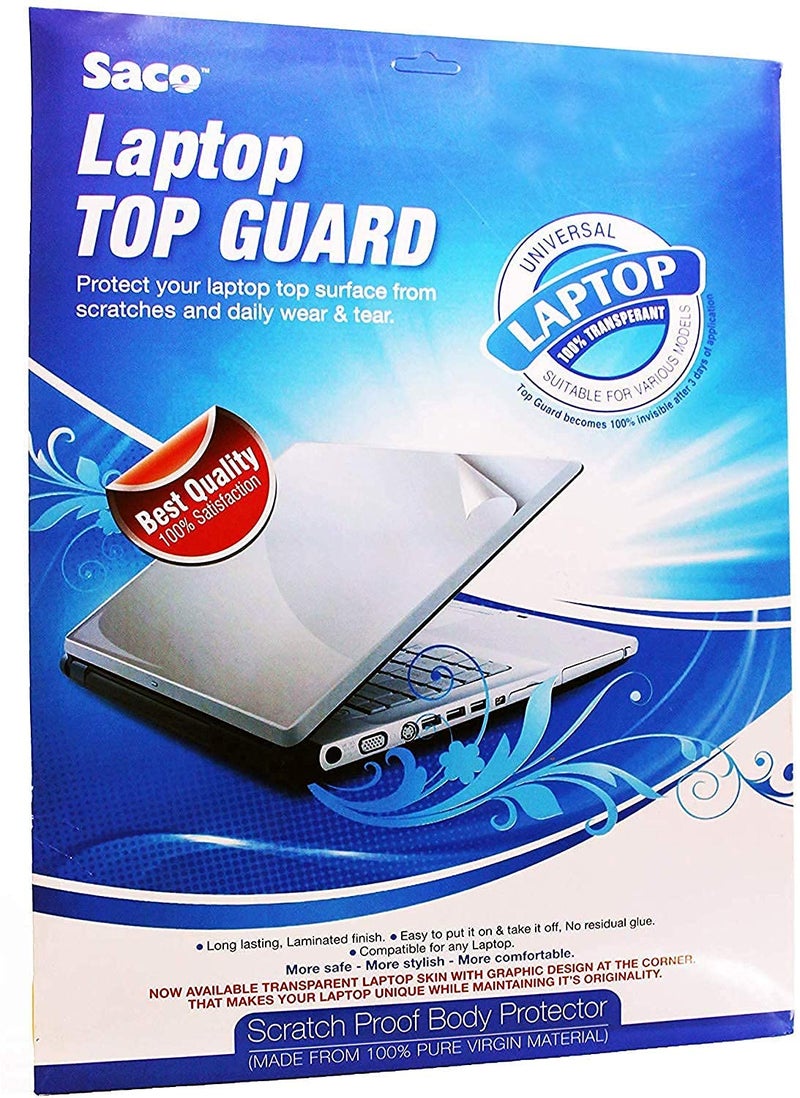 Saco أغطية لابتوب فينيل غير لامعة مقاس 14 بوصة متوافقة مع أيسر أسباير 5 A514-54 14"، أيسر أسباير 3 A314-21 وA314-22 ملصق لابتوب 14 بوصة (حماية علوية) - أسود - Image 5