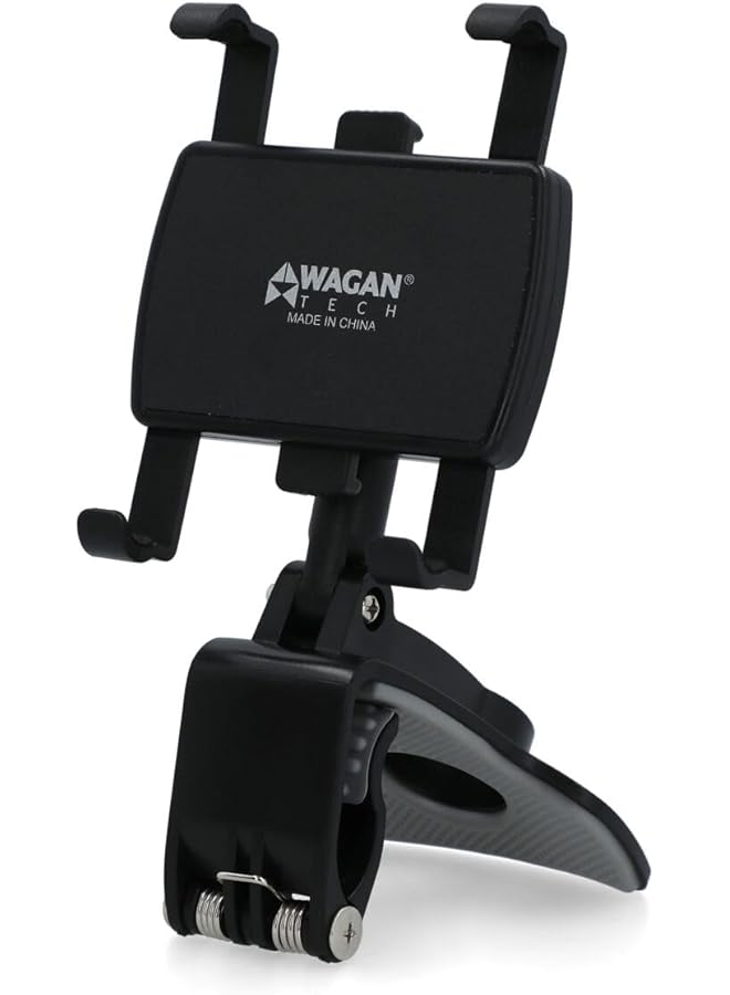 WAGAN 2145 Multipurpose Car Phone Holder For Dashboard/Driving Mirror/Sun Shield, 9.2 Cm X 9.6 Cm X 11 Cm Size - Image 2