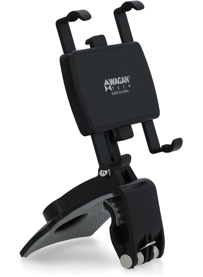 WAGAN 2145 Multipurpose Car Phone Holder For Dashboard/Driving Mirror/Sun Shield, 9.2 Cm X 9.6 Cm X 11 Cm Size - Image 3