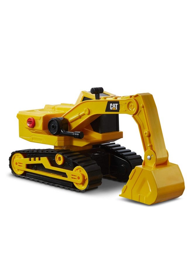 CAT Construction Toys, Power Haulers Excavator, Yellow Construction Vehicle with Motion Drive Technology and Lights & Sounds, for Kids and Toddlers Ages 3+ - Image 1