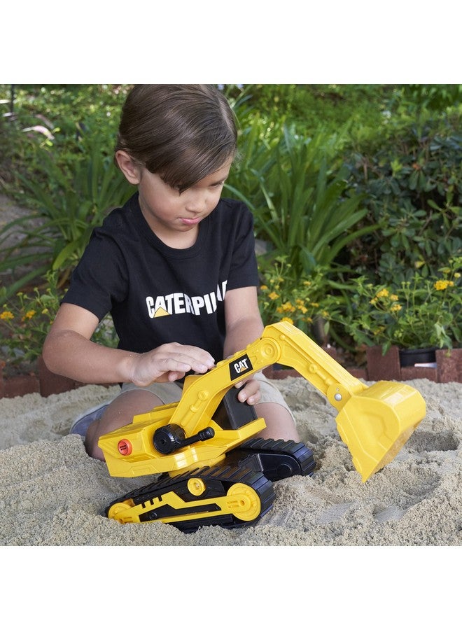 CAT Construction Toys, Power Haulers Excavator, Yellow Construction Vehicle with Motion Drive Technology and Lights & Sounds, for Kids and Toddlers Ages 3+ - Image 3
