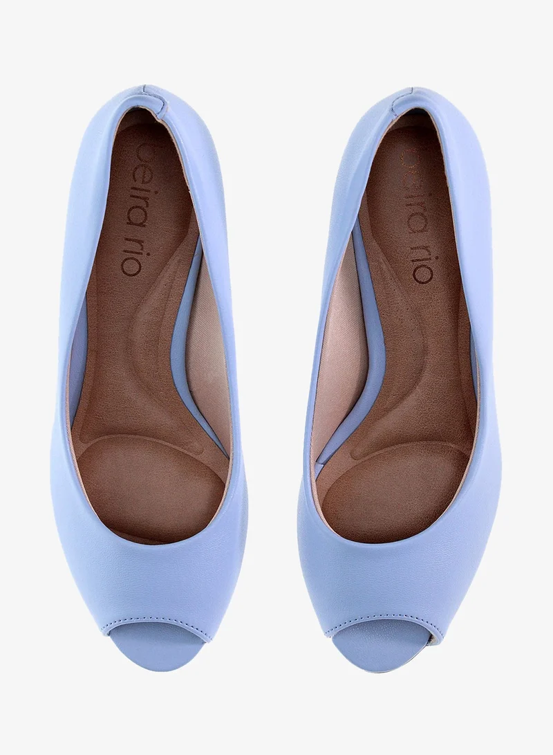 Beira Rio Jeans Mid Heels Shoes for Women – Classic Mid Heel Pumps for Girls & Ladies Office Wear for Women | Best Price UAE