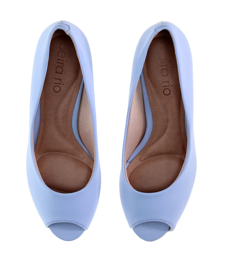 Beira Rio Jeans Mid Heels Shoes for Women – Classic Mid Heel Pumps for Girls & Ladies Office Wear for Women | Best Price UAE