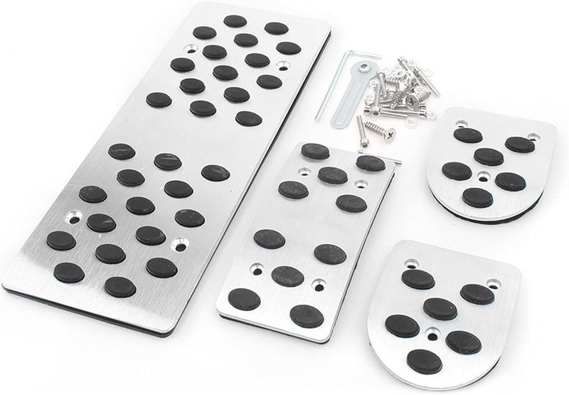 QASULER Foot Rest Pedal Pad Cover Set for Toyota - Image 1