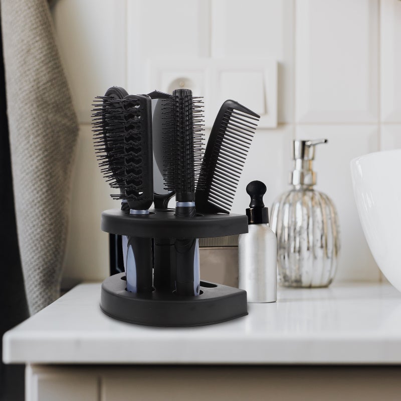 2 Sets Hairdressing Tools Home Salon Use Mirror Combs Set Hairstyling Tools - Image 2
