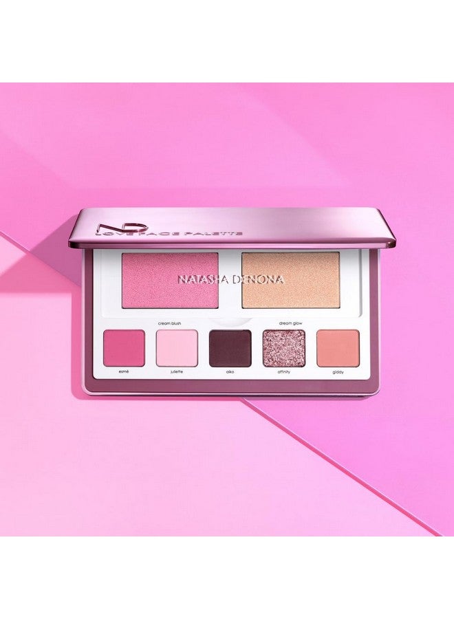 Natasha Denona لوف فيس ظلال عيون وبلوش أساسي باليت - Image 2