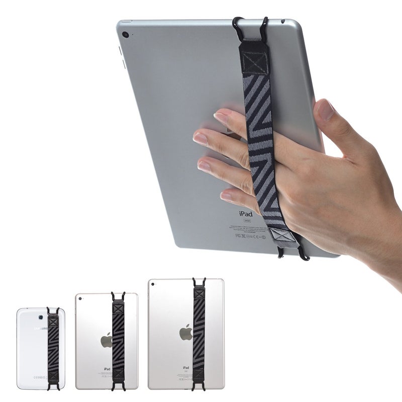 TFY TFY Security HandStrap for Tablet PC  iPad New iPadiPad Mini  Mini 2  Mini 3  iPad AiriPad Air 2  iPad Pro 97  Samsung Tablet Pcs  Nexus 7  Nexus 10 and More Black