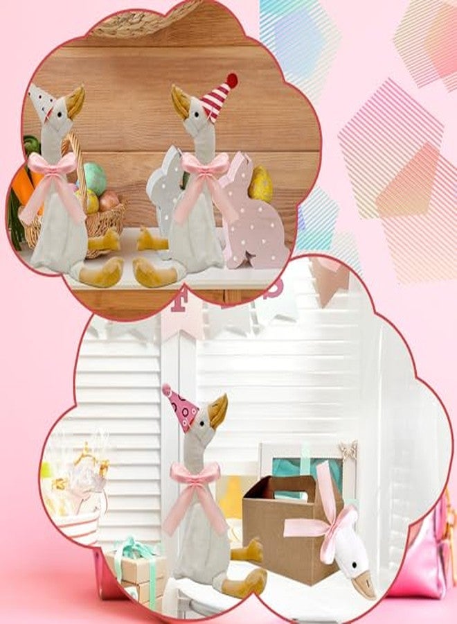 Flahard 28 Pcs One Silly Goose Party Favors Include 9 Mini Goose Plush Stuffed Animal 9 Boxes 9 Birthday Party Hats and 1 Roll Rope for Adopt a Goose Party Favors Birthday Gifts (Color Style 1) - Image 5