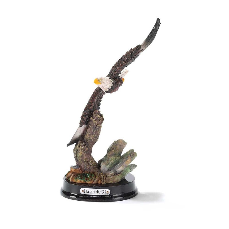 Dicksons Soaring Eagle Over Rocks Decorative 6 inch Resin Stone Figurine - Image 5