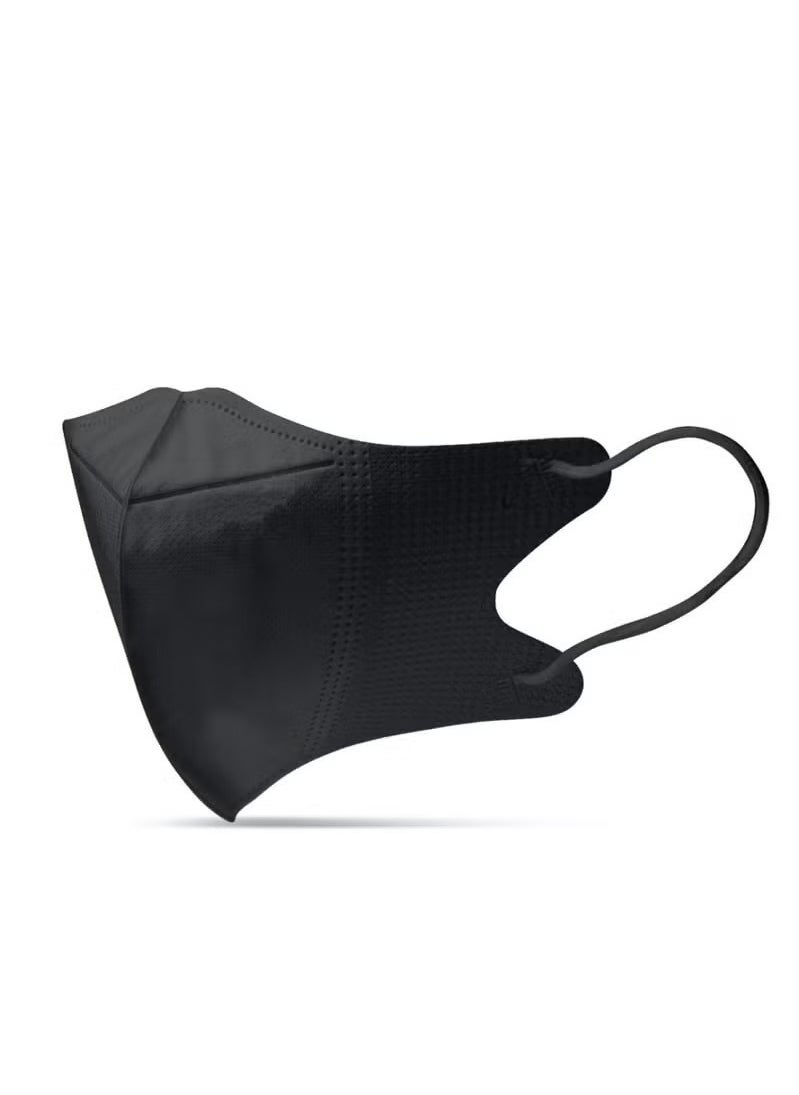 Generic - 3D Protective Face Mask for Adults with Elastic Ear loop (20pcs) Classy Black - Image 1