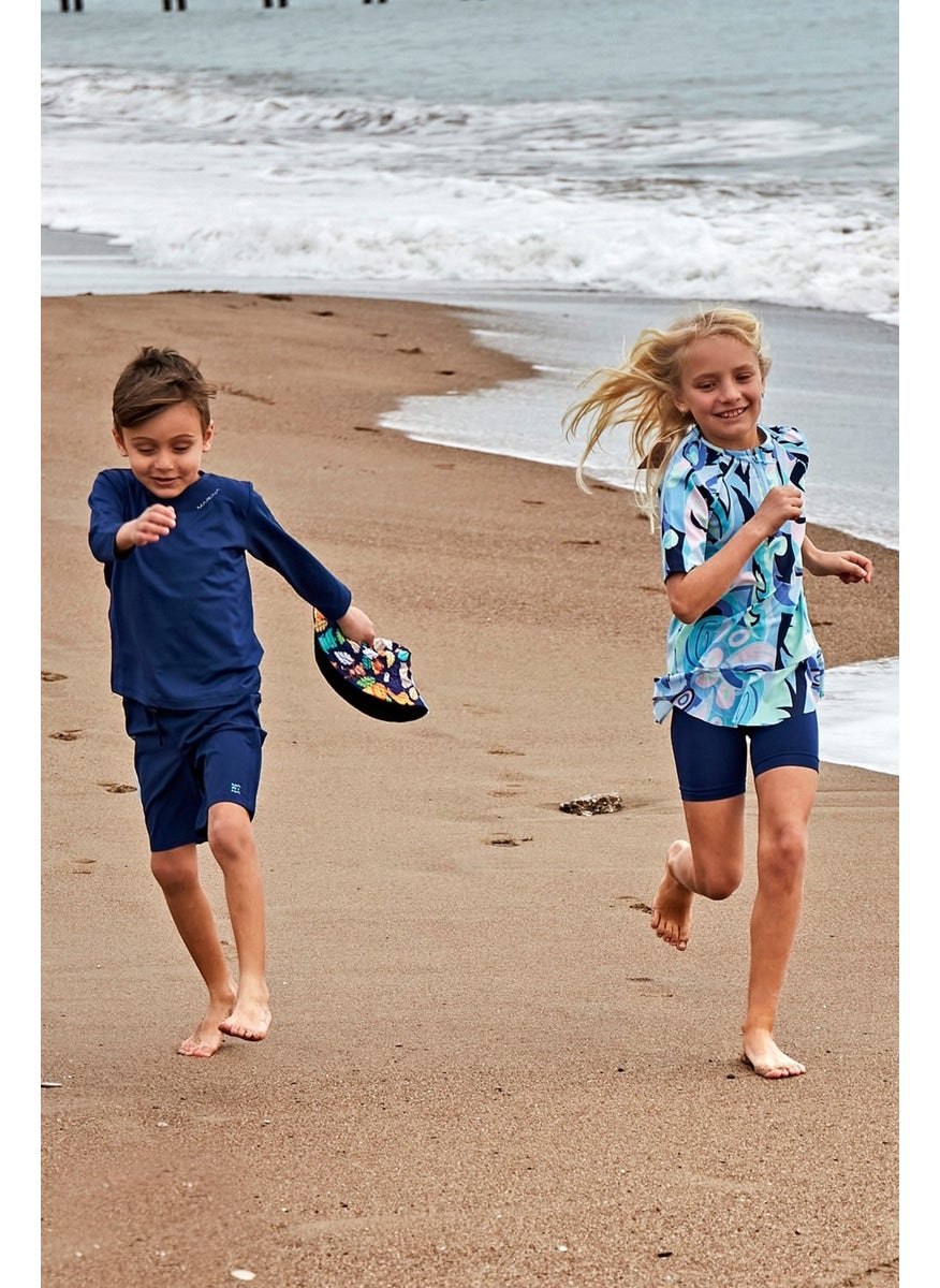 Marina Navy Blue Patterned Boy Shorts B2433  - Image 3