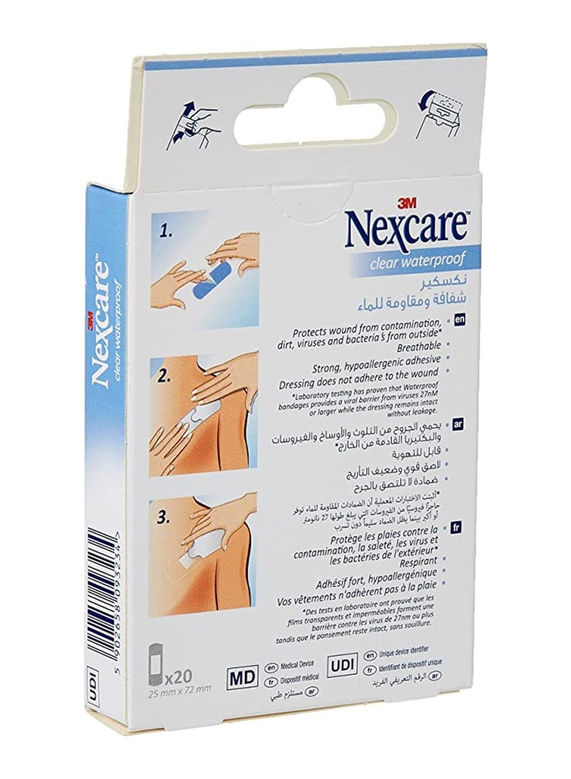 3M Cwp-20 Clear Waterproof Bandages - Image 4