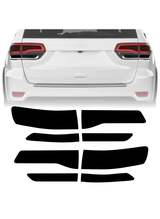 Generic Smoked Taillight Rear Fender Vinyl Tint Film Precut Overlay Tail Light Wrap Cover Compatible With 2014 2020 Jeep Grand Cherokee  - Image 1