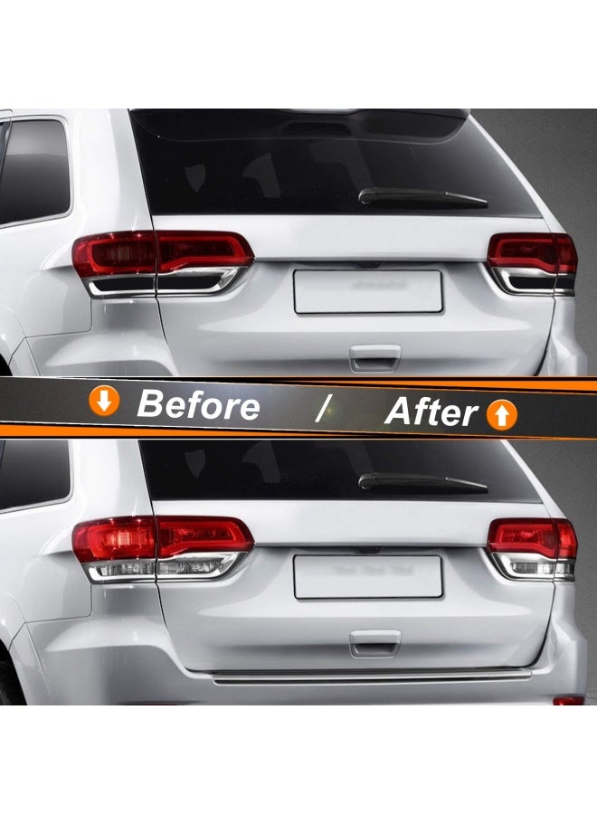 Generic Smoked Taillight Rear Fender Vinyl Tint Film Precut Overlay Tail Light Wrap Cover Compatible With 2014 2020 Jeep Grand Cherokee  - Image 4