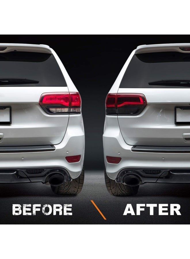 Generic Smoked Taillight Rear Fender Vinyl Tint Film Precut Overlay Tail Light Wrap Cover Compatible With 2014 2020 Jeep Grand Cherokee  - Image 2